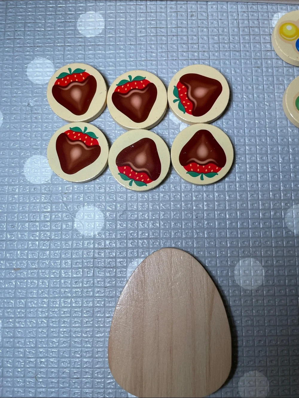 Melissa & Doug Birthday Party Cake - Wooden Play Food with Toppings and Candles